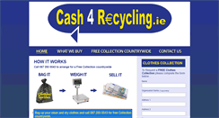 Desktop Screenshot of cash4recycling.ie